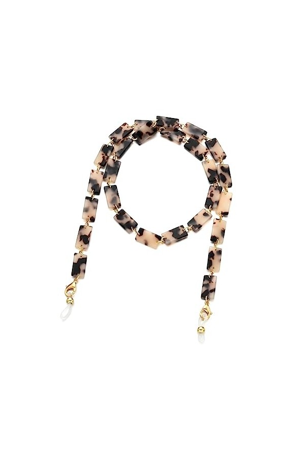 HczIon Chaîne Lunettes 2Pcs Lunettes De Soleil Chaîne Lunettes Chaîne Porte Masque Collier Lunettes De Soleil Chaîne Collier,