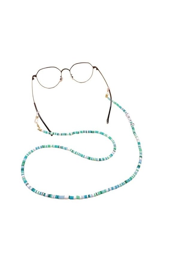 ENLLY Chaînes de Lunettes Longe de Lunettes for Les Femmes Fashion Eye Glasses Chain String Holder Color : Set 2, Size : 1 
