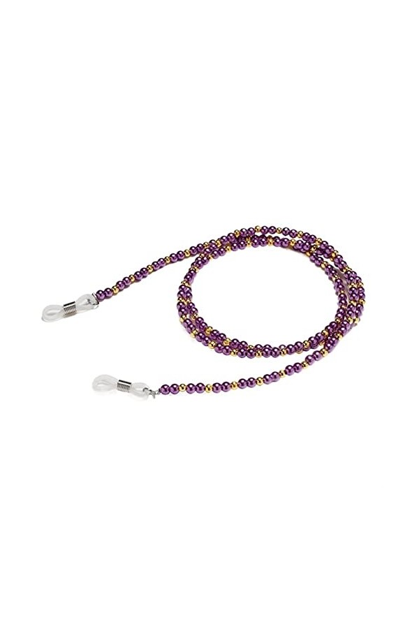 XIDUO Chaîne à perles pour lunettes de lecture et lunettes de soleil - Élégant et chic - Pour femme - Taille : 75 cm - Type :