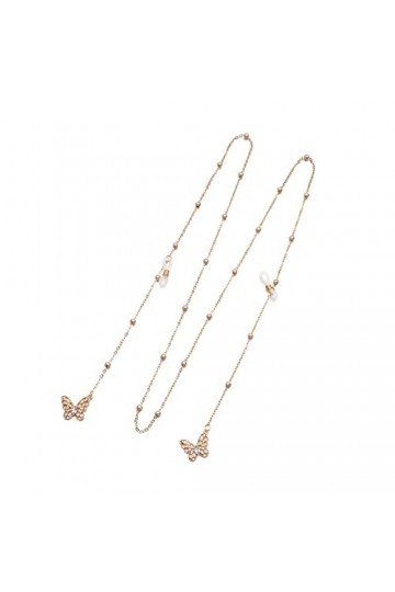 ZZSRJ Mode Métal Lunettes Lunettes de Soleil Lanière Lanyard Lecture de Lunettes Lunettes Lunettes Lunettes Sangle Verres Acc