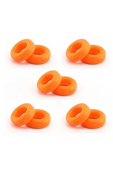 ZZSRJ 5 Paires de Lunettes Accessoires titulaires de Lunettes élastiques Hook Crochet Temple Verres Pièces Color : Purple 