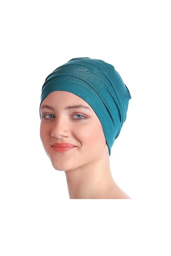Deresina Bonnet de Nuit pour Perte De Chimio ,Noir,Taille unique
