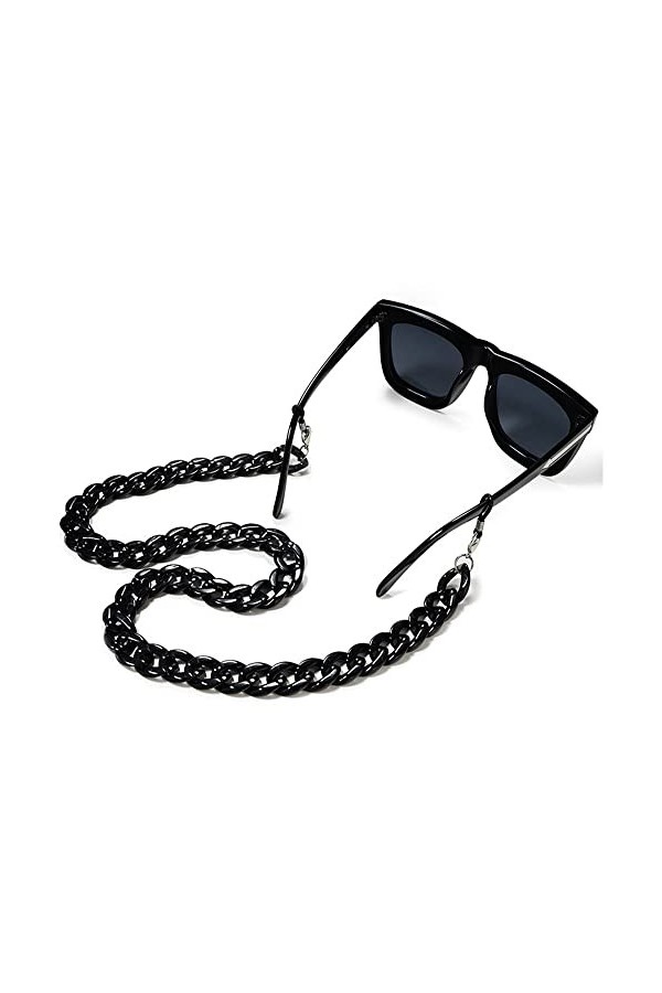 PUTOVA Remplacer le support de nez métallique, Lanière de lunettes, chaîne de lunettes en acrylique multicolore, retenue de l