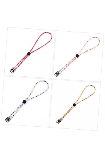 STOBOK 24 Pièces Lanière De Masque De Lunettes Lanière Couvre-bouche Cordons De Lunettes Sangle De Suspension Pour Masques Sa