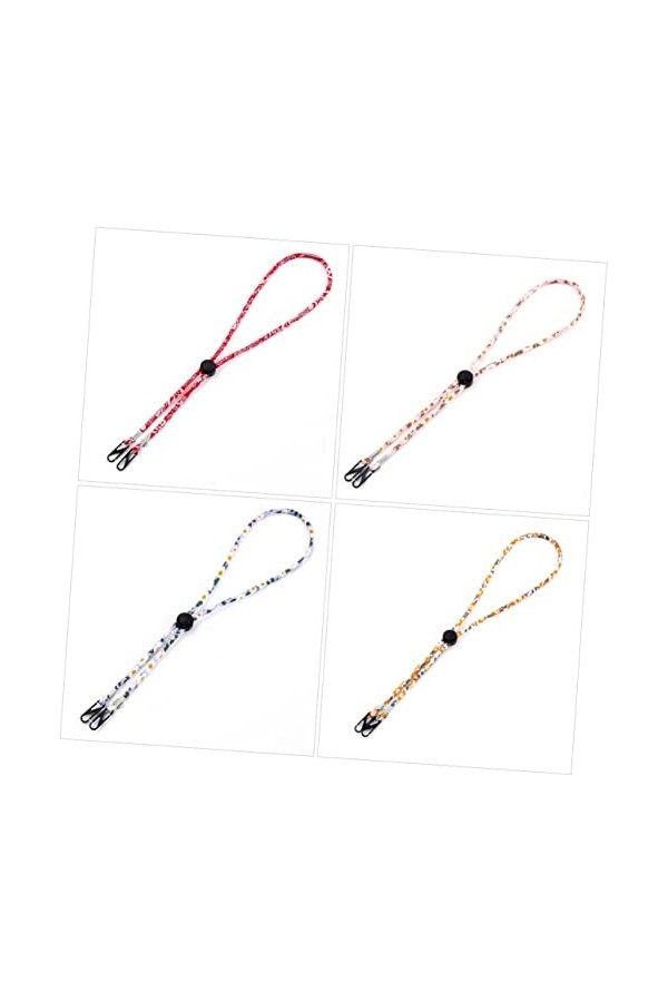 STOBOK 24 Pièces Lanière De Masque De Lunettes Lanière Couvre-bouche Cordons De Lunettes Sangle De Suspension Pour Masques Sa