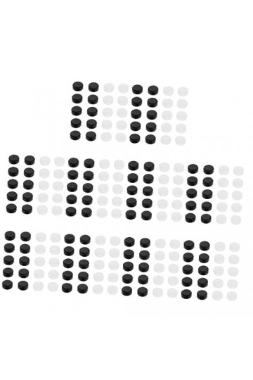 OSALADI 120 Paires Porte-Lunettes Accessoires Anti-Retenue Anti-Dérapant De Glissière Blanc Pour Le Sport Anti-Dérapant Silic