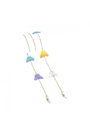 Chaîne De Lunettes 2 Pièces Chaîne De Lunettes Femmes Licou Cadre Lunettes De Soleil Lunettes De Soleil Anti-Dérapant Lanière