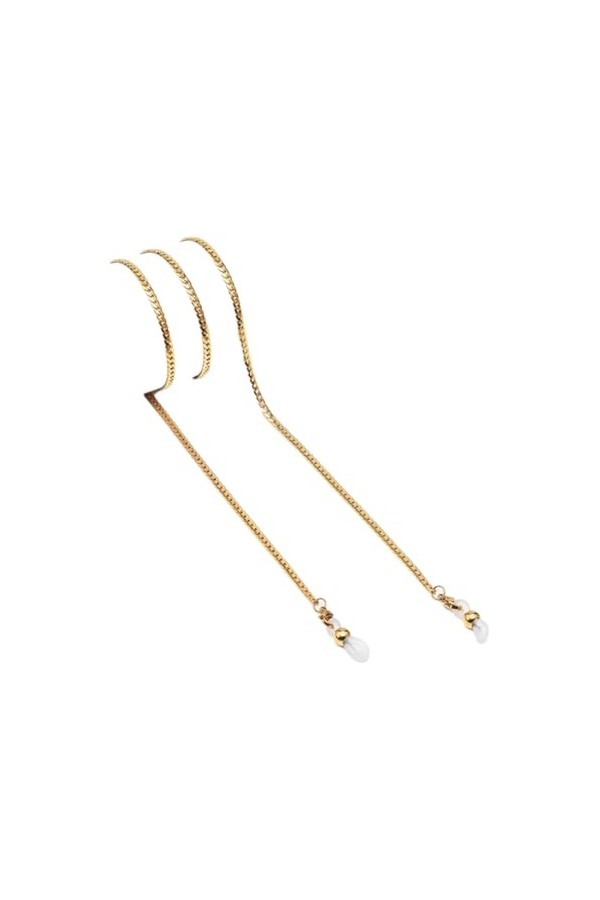 Chaîne De Lunettes 2 Pièces Chaîne De Lunettes Antidérapante Lanière Pour Femmes Chaîne De Cou Suspendue Pour Hommes Corde De