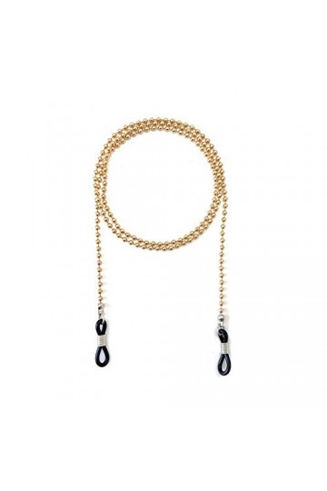 ViLLeX Sangle de Lunettes Chaînes de Lunettes for Femmes Perlé Anti-Perte Masque Lanière Mode Lunettes Cordon Color : Red, S