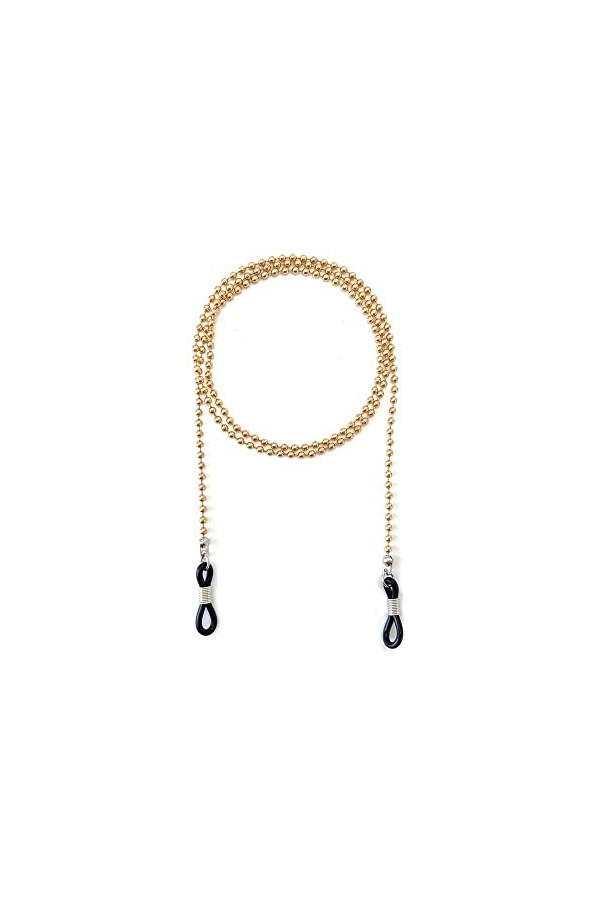 ViLLeX Sangle de Lunettes Chaînes de Lunettes for Femmes Perlé Anti-Perte Masque Lanière Mode Lunettes Cordon Color : Red, S