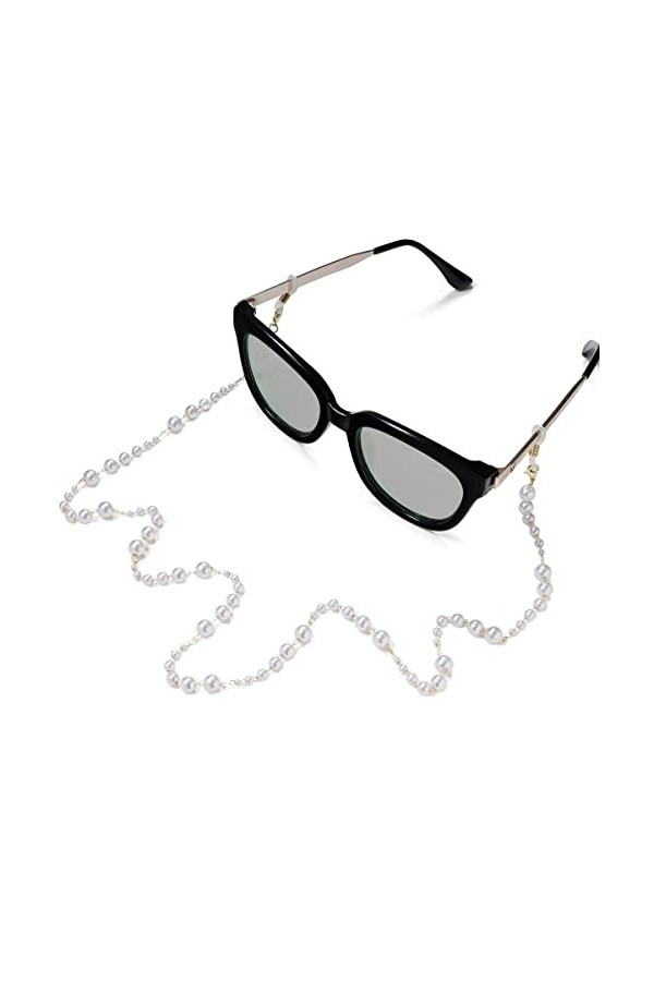 PUTOVA Remplacer le support de nez métallique, Chaîne de lunettes for femmes, chaîne de retenue de lunettes, chaîne de lunett