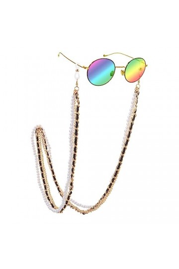 Chaîne De Lunettes 4 Pièces Perle Multicouche Chaîne Lunettes Chaîne Femmes Lunettes Cadre Masque Suspendus Chaîne Accessoire