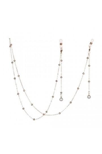 ZZSRJ Chaîne de Lunettes en métal chaîne rétro Lunettes de lanière de Lecture Cadre Cordon de Bracelet de Soleil Chain Color