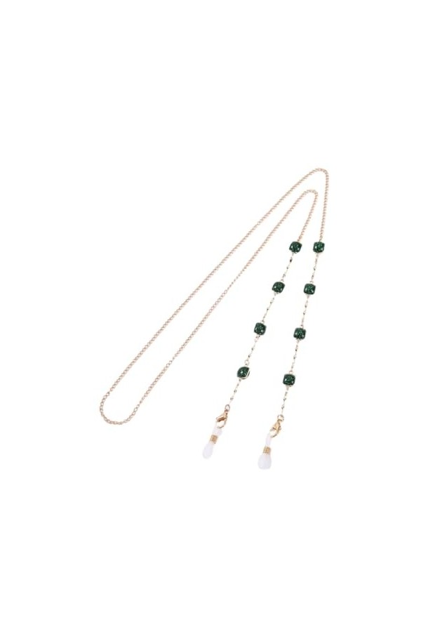 Chaîne De Lunettes Chaîne De Lunettes Pour Masque, 5 Pièces, Chaîne Suspendue, Collier De Masque Anti-Perte, Vert