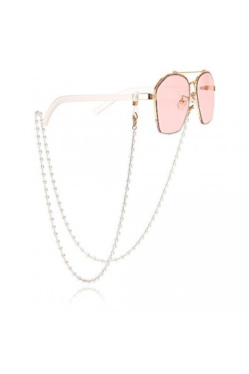 Chaîne De Lunettes 5 Pièces Chaîne De Masque Chaîne De Lunettes Chaîne De Lunettes De Perles Chaîne De Masque En Cristal, H