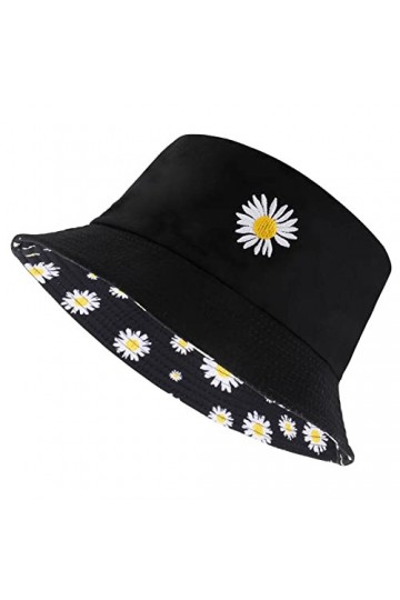 Sibba Chapeau Bob Dété Pliable pour la Pêche Le Golf Le Camping Les Voyages Grande Tête Protection Solaire pour Hommes Femme
