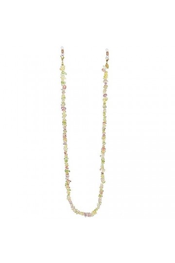 Chaîne De Lunettes Chaîne De Lunettes En Perles De Cristal Irrégulières, Couleur Bonbon Naturel, Chaîne Licou, Chaîne De Masq