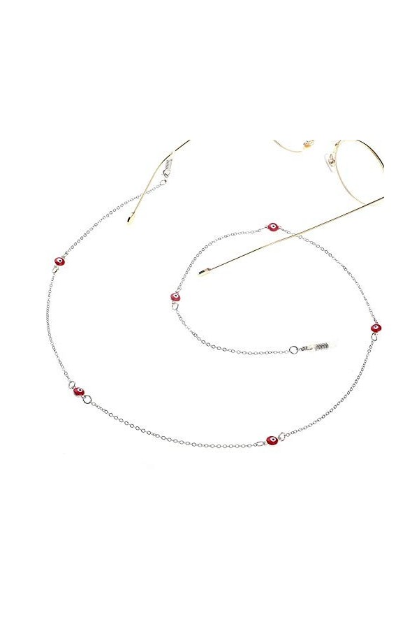 GYC Personnalité Perles Rouges Chaîne De Lunettes De Vue De Style Bohème Lunettes De Soleil Lunettes De Soleil Lunettes Chaîn