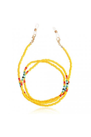 ViLLeX Sangle de Lunettes Longe de Lunettes for Femmes Chaîne de Cou perlée colorée Porte-chaîne de Lunettes élégante Color 