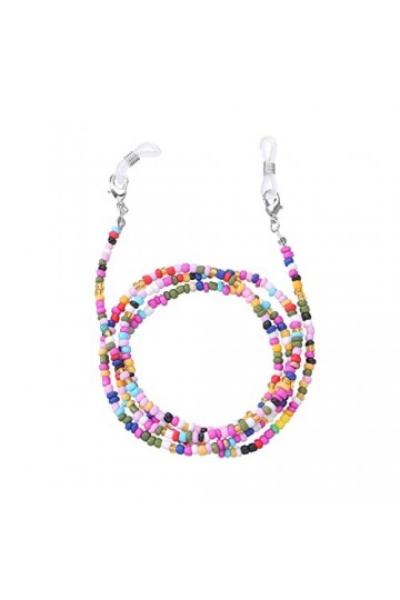 ViLLeX Sangle de Lunettes Chaînes de Lunettes for Femmes Crochets doreille antidérapants perlés et chaînes de Porte-Lunettes