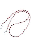 NOGRAX Sangle de lunettes Cordon de lunettes for femme Cordon de masque anti-perte de perles de verre Cordon de lunettes élég
