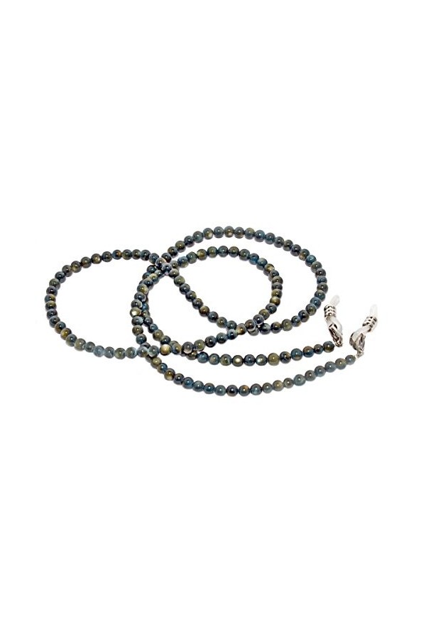 rainbow safety Cordon de Lunettes Porte-Lunette Pierre Naturelle Agate Amethyste Oeil de Tigre Amazonite Quarz Lapis Lazuli M