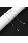 Longes De Lunettes De Chaîne Pour Femmes Lunettes De Soleil En Métal Rétro Chaînes Porte-lunettes Sangle De Cou,12