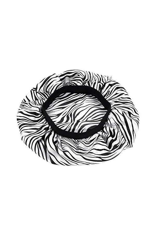 Femme Bonnet de Couchage Satin Bonnet de Nuit Sommeil Elastique Bonnet pour Dormir Soie Chapeau de Chimiothérapie Doux Casque