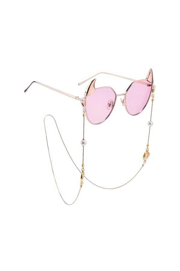 Chaîne De Lunettes Chaîne De Lunettes En Acier Titane, 2 Pièces, Accessoires Licou Pour Femmes, Lanière Antidérapante Pour Lu