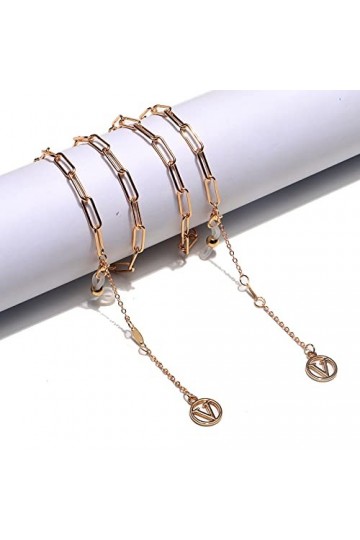 PUTOVA Remplacer le support de nez métallique, Chaînes de lunettes en métal, support de lunettes de soleil, pendentif, chaîne