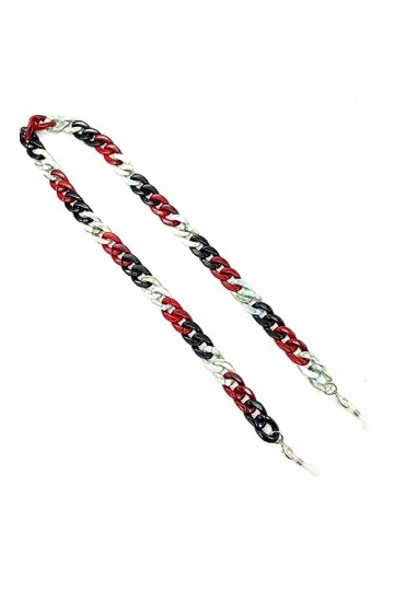 Chaîne De Lunettes 2 Pièces Chaîne De Lunettes En Acrylique De Couleurs Mélangées Chaîne De Masque De Lunettes, D