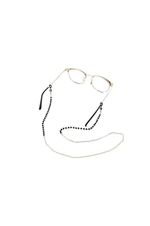 ViLLeX Sangle lunettes chaînes for femmes perle perlée masque chaînes Anti-perte élégant lunettes chaîne porte-chaîne