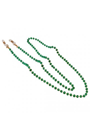 Cozylkx Chaîne De Lunettes Perlée Avec Extrémités En Caoutchouc Détachables, Porte-chaînes De Lunettes Anti-dérapant Pour Lun