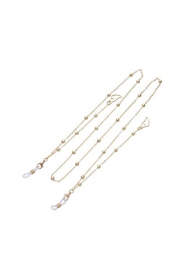 NOGRAX Chaînes Sangle de Lunettes for Femmes Alliage Simple Ailes dange Masque Visage Lanière Élégante Bretelles de Lunettes