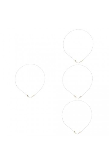 ABOOFAN 4 Pcs Écouteur Chaîne Earbud Titulaire Sangle Perlée Chaîne De Lunettes Perlée Écouteur Lanière Casque Travailler Sur