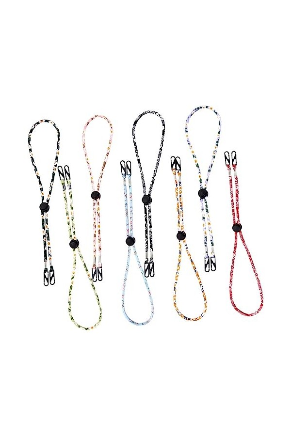 Tofficu 24 Pièces Lanière De Masque De Lunettes Lanière De Chaîne De Lunettes Lanière De Couverture De Visage Sangle De Suspe