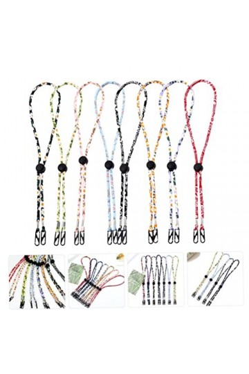 Tofficu 24 Pièces Lanière De Masque De Lunettes Lanière De Chaîne De Lunettes Lanière De Couverture De Visage Sangle De Suspe