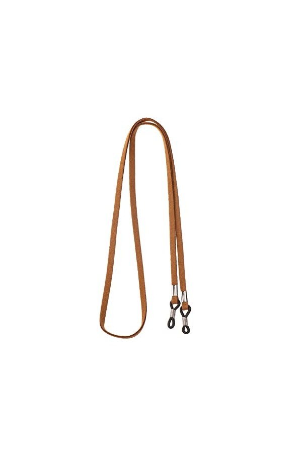 ZZZYW Lanière élastique en Cuir for Lunettes de Soleil avec décoration de Ficelle de Lunettes Color : B-Black, Taille : 70 