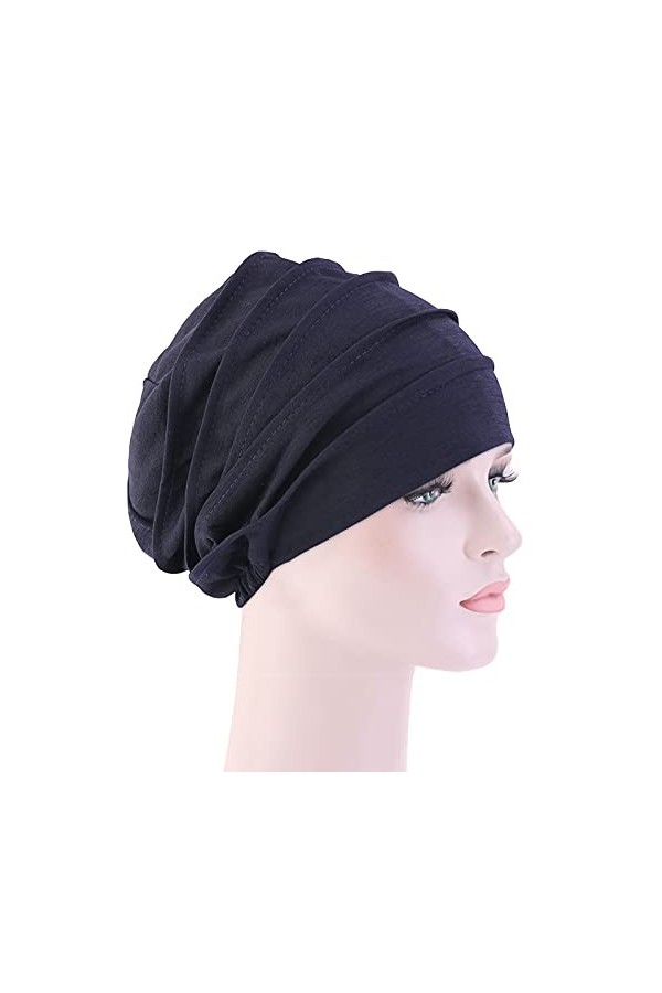 SIQITECH Bonnet Turban Chapeau Foulard Multifonctionnel Femme Bonnet Foulard Bonnet de Nuit Bonnet Élastique Coiffure Chapeau