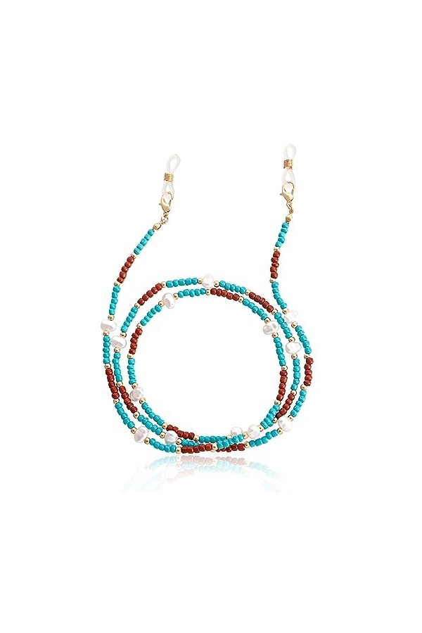 Chaîne De Lunettes 5 Pièces Chaîne De Masque Chaîne De Lunettes Chaîne De Masque De Perles Acryliques, E