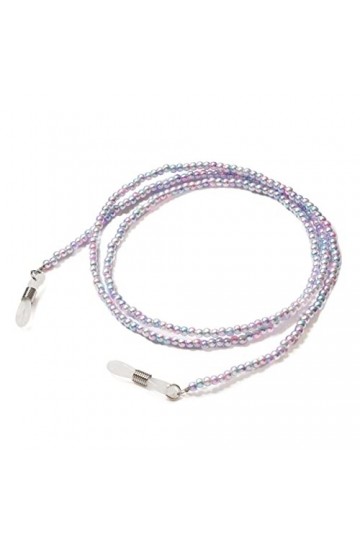 NOGRAX Lunettes Chaînes de Lunettes for Femmes Chaîne de Cou Perlée Ombre Chaînes de Porte-Lunettes élégantes Couleur : Bleu