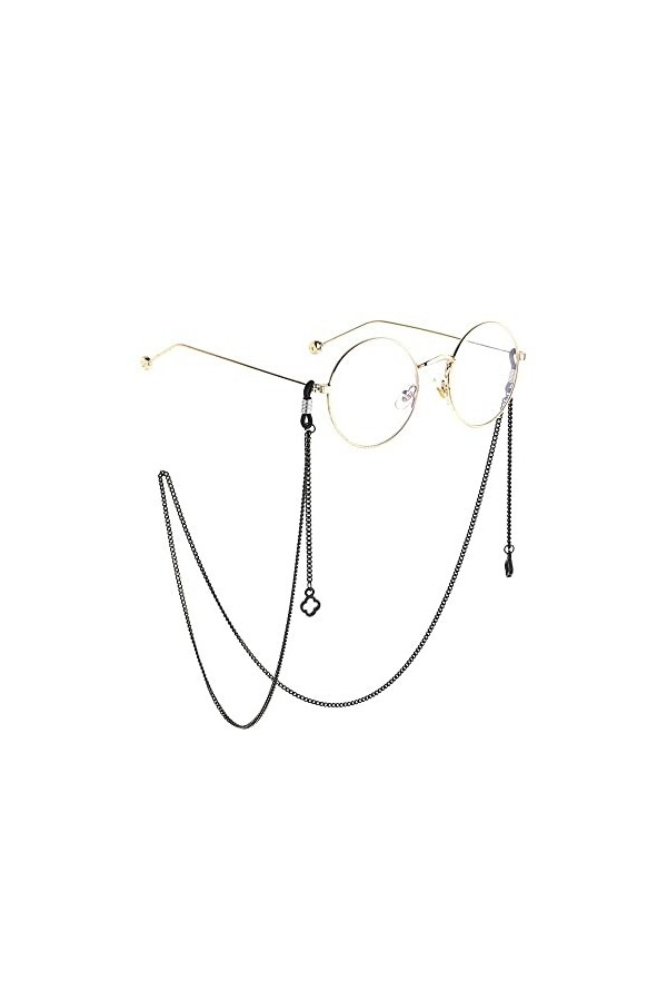 WORNEW Chaînes pour Lunettes Chaîne de Lunettes for Femmes Porte-Lunettes Lunettes Corde Anti-Perte chaîne de Lunettes en mét