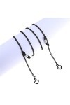 WORNEW Chaînes pour Lunettes Chaîne de Lunettes for Femmes Porte-Lunettes Lunettes Corde Anti-Perte chaîne de Lunettes en mét