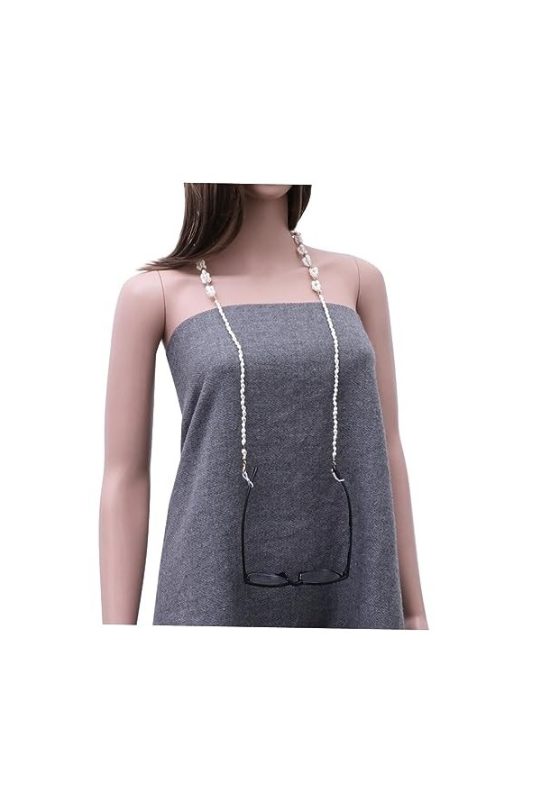 Uonlytech 3 Pièces Chaîne De Lunettes En or Lunettes Élégantes Chaîne De Lunettes Coquillage Sangle Mode