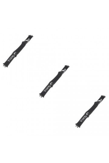 Sosoport 3 Pièces Sangle De Lunettes De Ski Lanière De Lunettes De Soleil De Sport Cordons Noirs Câble De Retenue De Lunettes