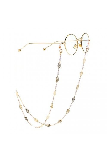 GUETTO Corde De Lunettes Perle Dor Chaîne De Lunettes Faite À La Main Corde De Lunettes