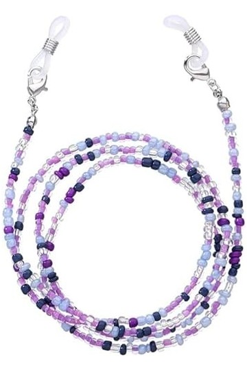 MORYEN Sangle Chaînes de Lunettes for Femmes Anti-Perte Chaîne de Cou Perlée Simple Chaînes de Porte-Lunettes élégantes Colo