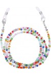 MORYEN Sangle Chaînes de Lunettes for Femmes Anti-Perte Chaîne de Cou Perlée Simple Chaînes de Porte-Lunettes élégantes Colo