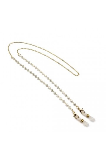 JIUXIAO Fashion Eyeglass Chains for Women Pearls Sunglasses Chains Anti Slip Holder Necklace Strap Rope Eyewear Retainer Lany