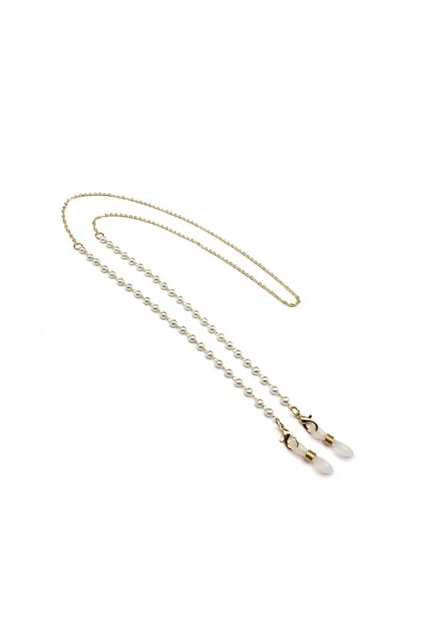 JIUXIAO Fashion Eyeglass Chains for Women Pearls Sunglasses Chains Anti Slip Holder Necklace Strap Rope Eyewear Retainer Lany